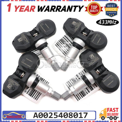 ya 4 8.8 Suitable for Mercedes-Benz 433MHz A0025408017 TPMS tire Pressure Monitoring Sensor 4PCS