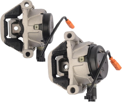 ya 2 8.15 2PCS Engine Mounts Mounting for Audi A6 3.0L V6 AT Quattro Prestige Sedan 12-18