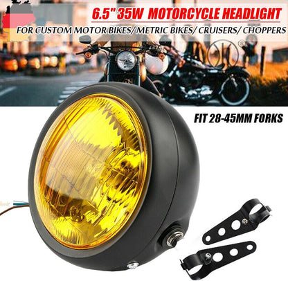 ya 4 8.14 6.5Zoll Motorrad Scheinwerfer LED Hi/Lo Projektor Beam+Mount f¨¹r for Honda Harley