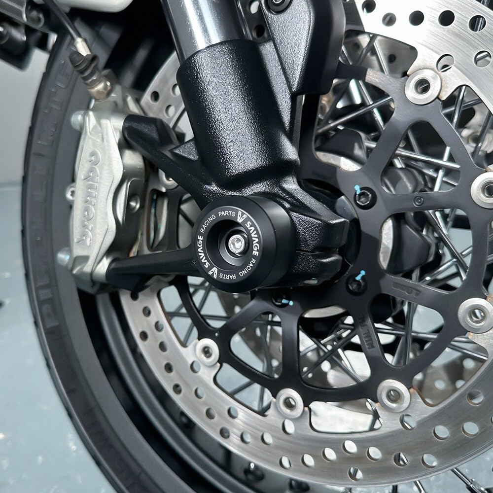 ya 23 10.7 baidi CNC Front Rear Axle Protectors Fork Wheel Sliders for Ducati Sc for Ram bler 800 803