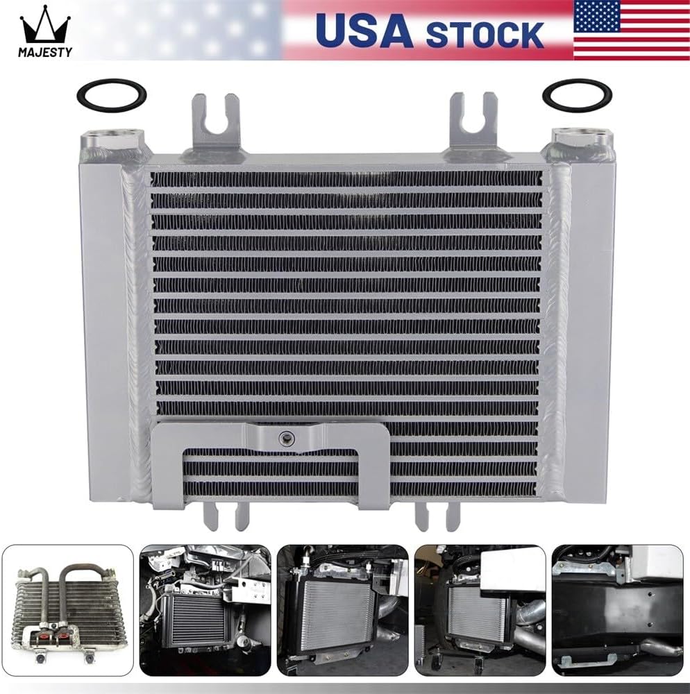 ya 12 10.8 baidi Upgrade Aluminum Oil Cooler Drop-in Fitment for 2009-2019 for Nissan R35 GT-R Silver