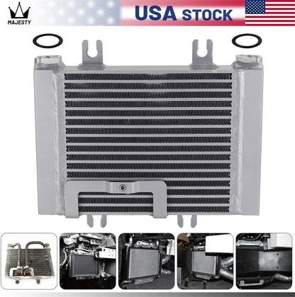 ya 12 10.8 baidi Upgrade Aluminum Oil Cooler Drop-in Fitment for 2009-2019 for Nissan R35 GT-R Silver