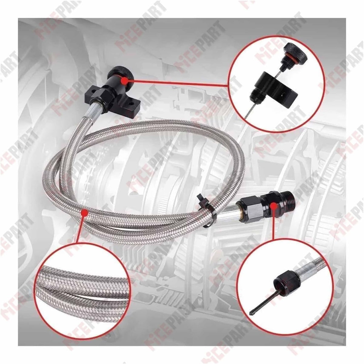 ya 10 9.16 baidi 1PC Automatic Transmission Dipstick 22200 compatible for Ford F-150 10-23 6R80 4R70E