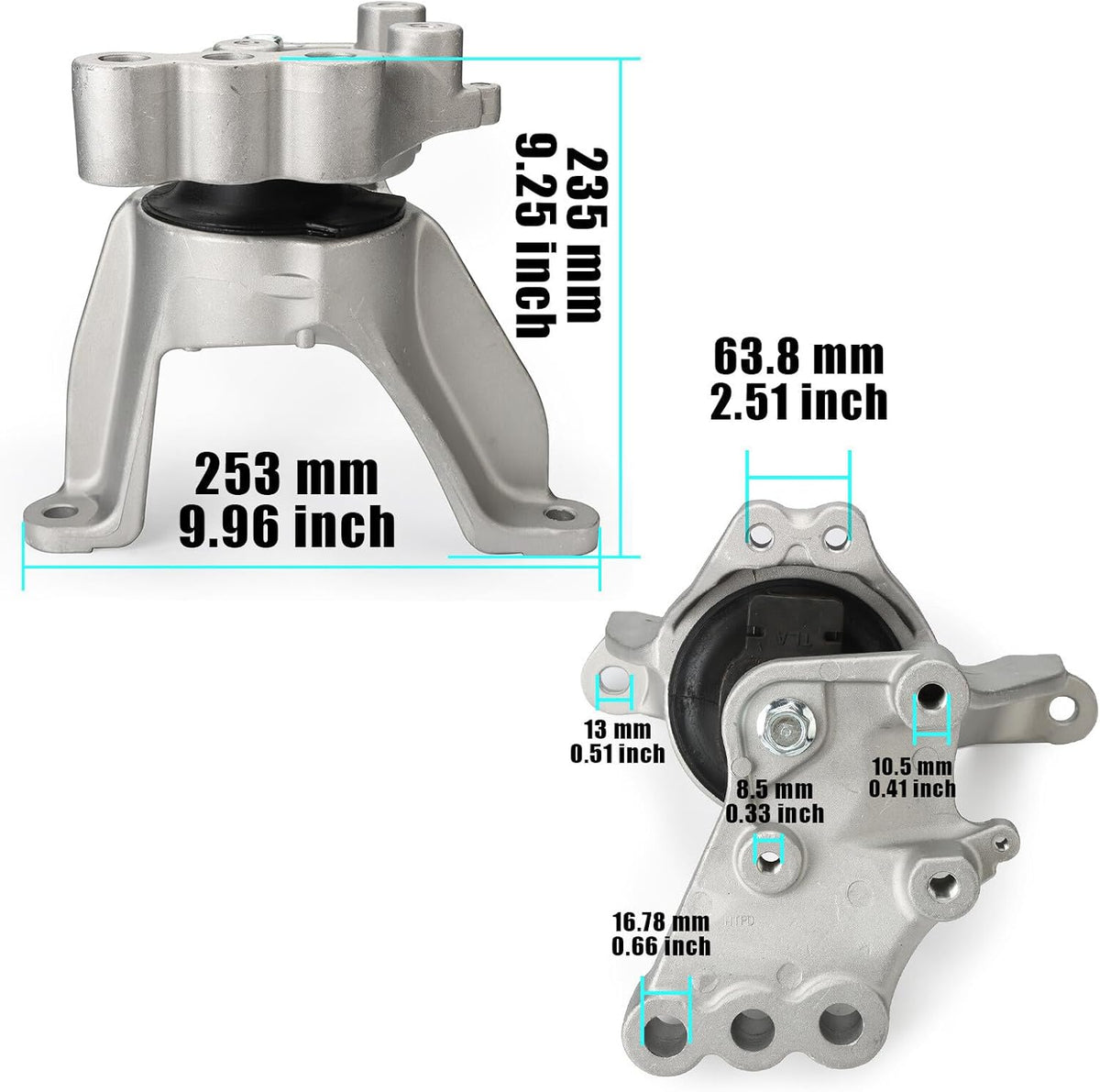 ya 4 8.8.2 50820-TLA-A01 for Honda for CR-V 1.5L 2017-2022 Engine Side Mount 2018 2019 2020 21