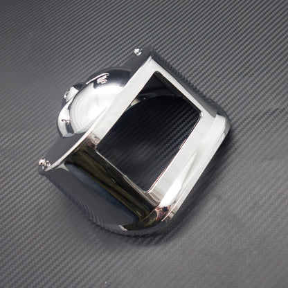 ya 6 8.14 Motorcycle Chrome Skull Tail Light Collar Cover for Harley Touring FLHRC FLHTC