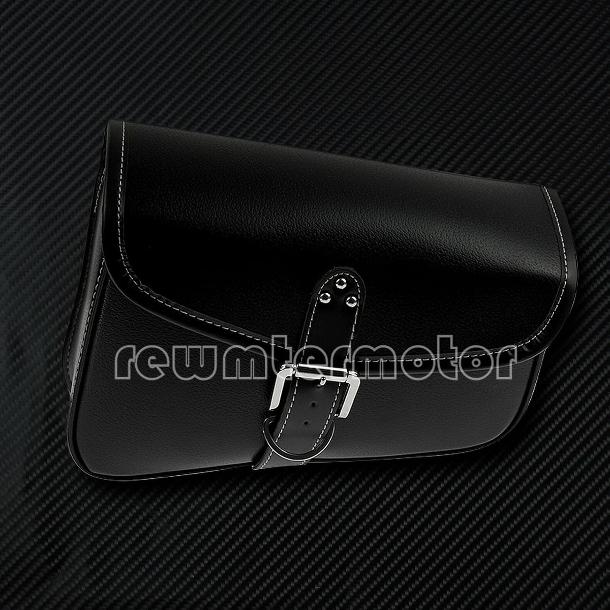 ya 11 9.14 baidiBlack Right Side Saddlebag Saddle Bag Fit For Sportster XL883 XL1200 PU Leather