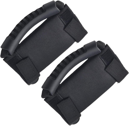 ya 14 9.20 zhengce 2xAdjustable ATV UTV Roll Bar Straps Grab Handle Door Side Top Mount-Grip-H-1