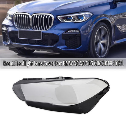 ya 5 8.24 baidi Front Left Side Headlight Lens Cover Shell for BMW X5 G05 X6 G06 2019 2020 2021