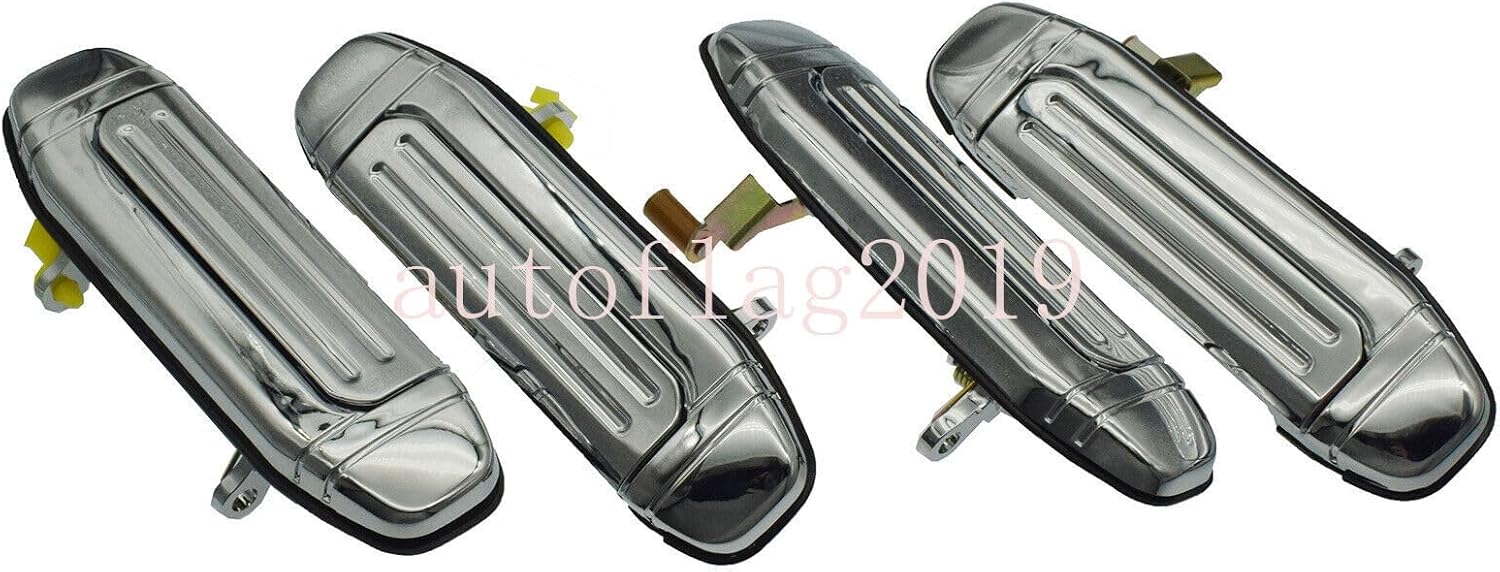 ya 2 8.15 Exterior Door Handle Chrome 4 Pieces for Mitsubishi Pajero Montero 1992-1998