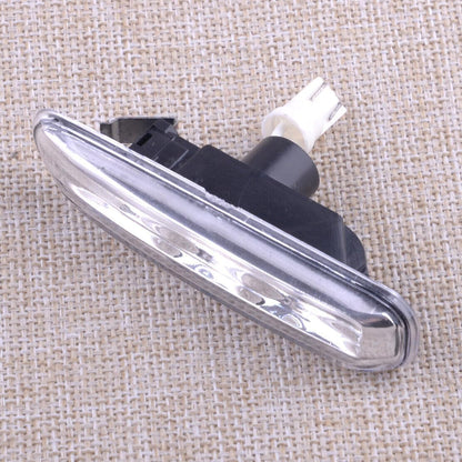 ya 4 8.24 baidi 1 pair of clear lens LED side marker lights fit for BMW E46 4DR and 2DR coupe @