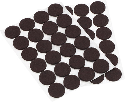 ya 26 10.21 baidi 1 Self Adhesive Felt Furniture Pads, 48Pcs Round Felt Pads, Brown