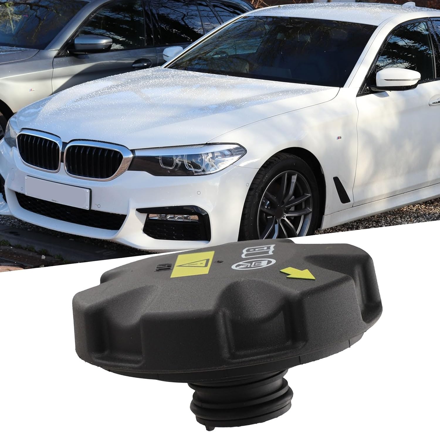 ya 6 8.14 1* Expansion Tank Cap ABS For E70 E82 E88 E89 E90 E91 E92 17117521071