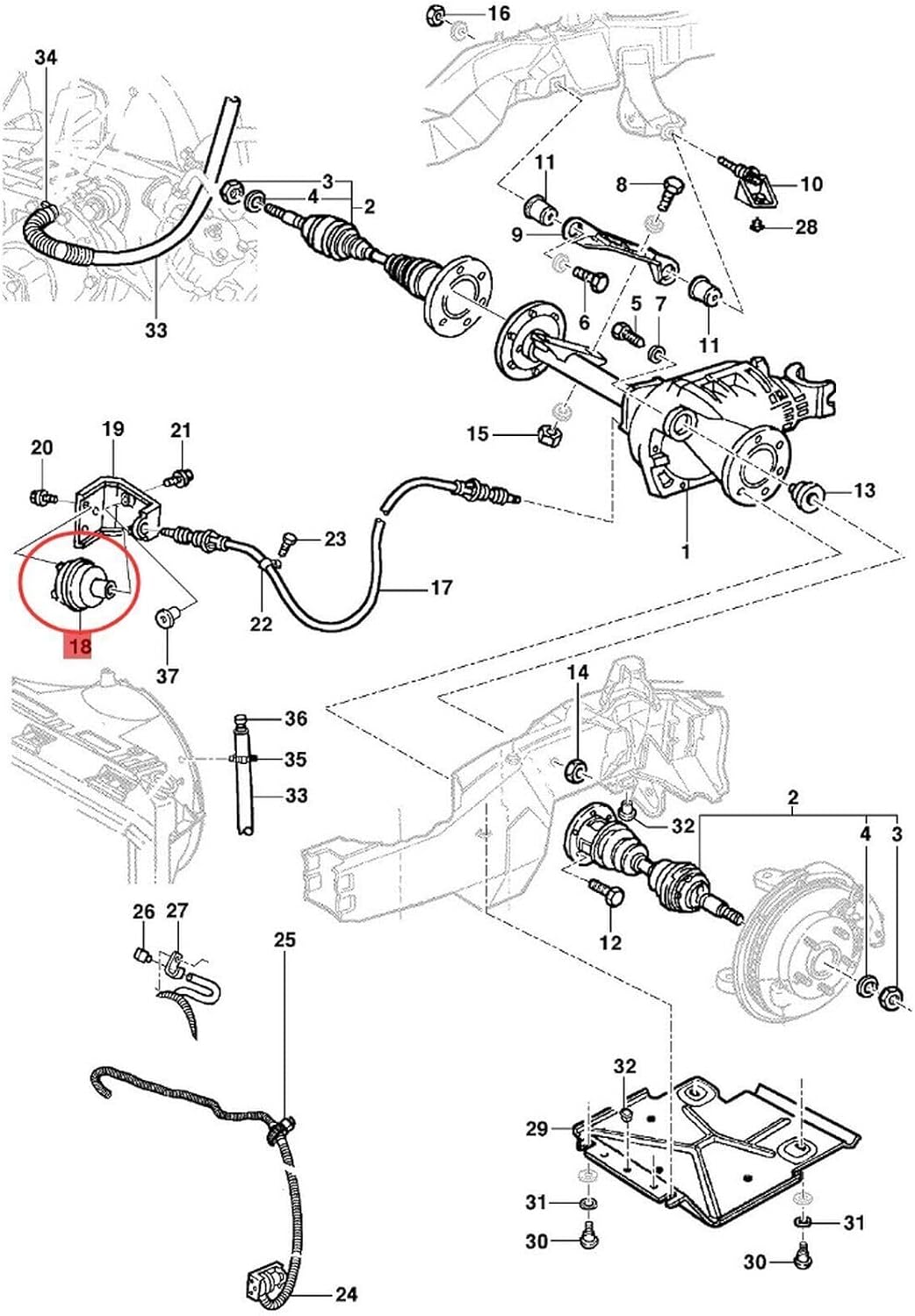 ya 10 9.16 baidi New Front 4WD Actuator Vacuum Pod Fits 83-04 S10 S15 Sonoma Blazer 25031740-