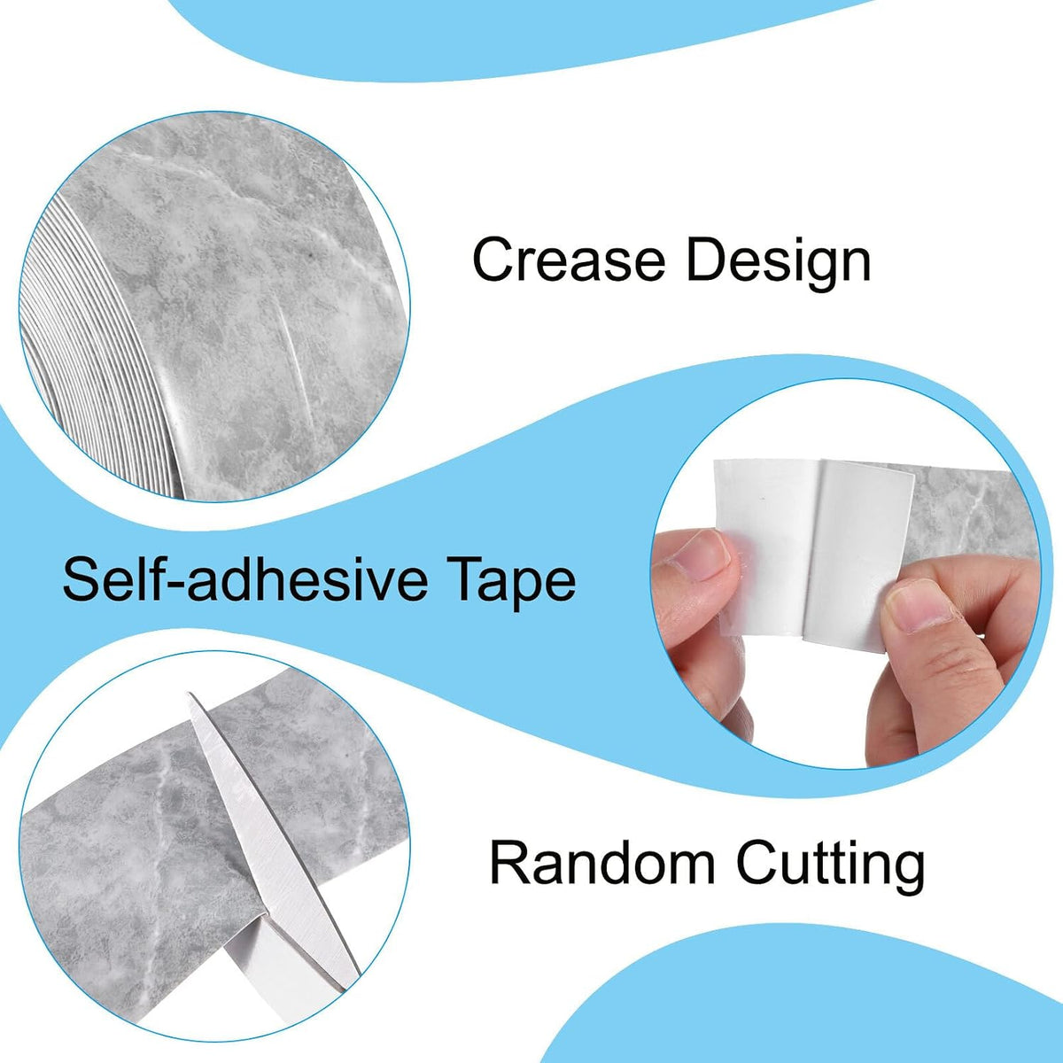 ya 14 9.20 baidi Caulk Tape 1.5 x 16 Ft, Self Adhesive Sealing Tape Waterproof Dark Grey-1