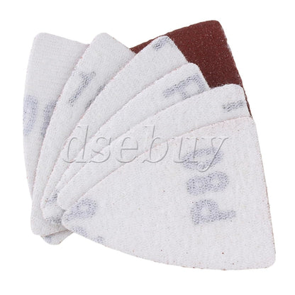 ya 26 10.21 baidi 200 Pieces Alu um Oxide Brown Finger Sandpaper Sheet 60/80/120/180/240 Grit