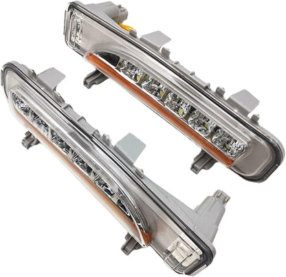 ya 4 8.8 for Ford Edge 2009-2014 Daytime Running Fog Light with Turn Signal Light LED DRL