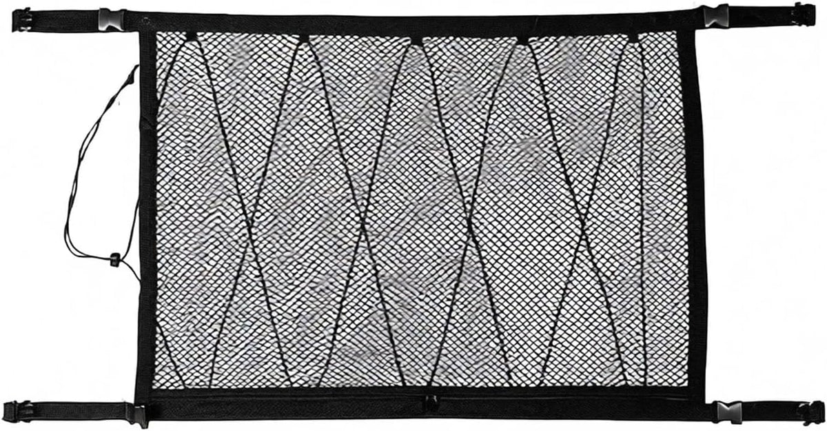 ya 28 10.13 zhengce for Jeep Double Layer Car Roof Top Ceiling Cargo Net Pocket Mesh Bag Access