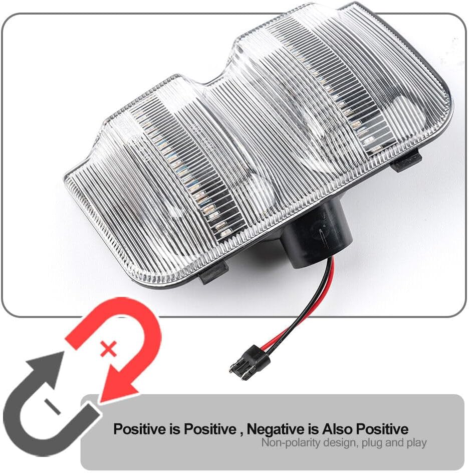 ya 7 8.24 baidi Dynamic Amber LED Clear Lens Side Mirror Signal Light for 14-22 for Ram Promaster1500