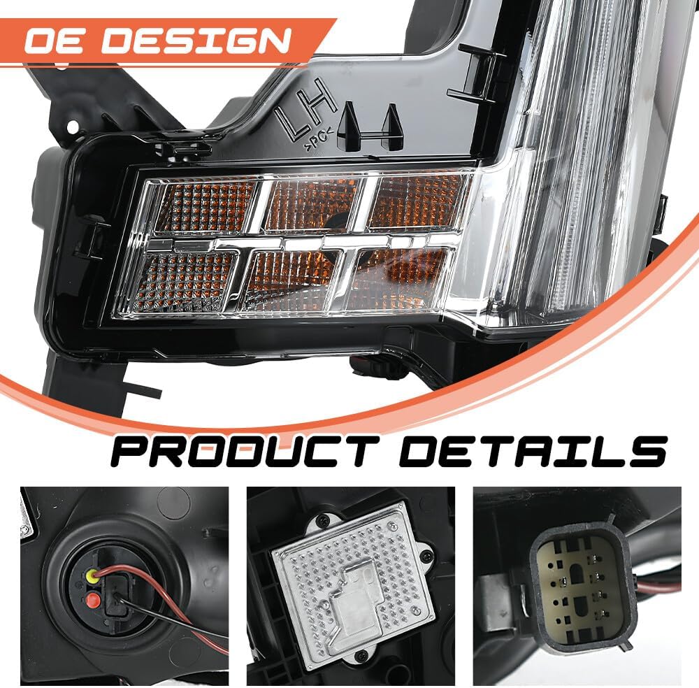 ya 9 10.24 For 2015-2020 for Cadillac for Escalade ESV Driver Side Left FOG LIGHT OE 84575579