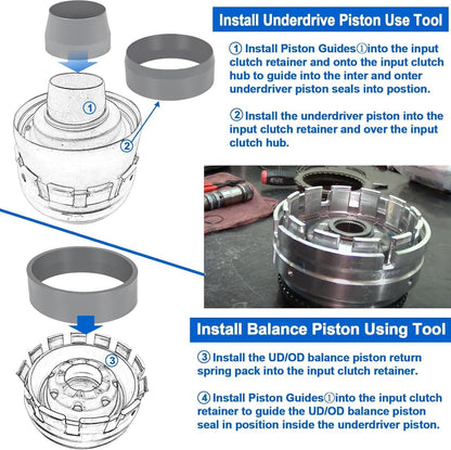 ya 6 8.14 3PCS 68RFE Transmission Underdrive Piston Retainer Install Tool for Dodge