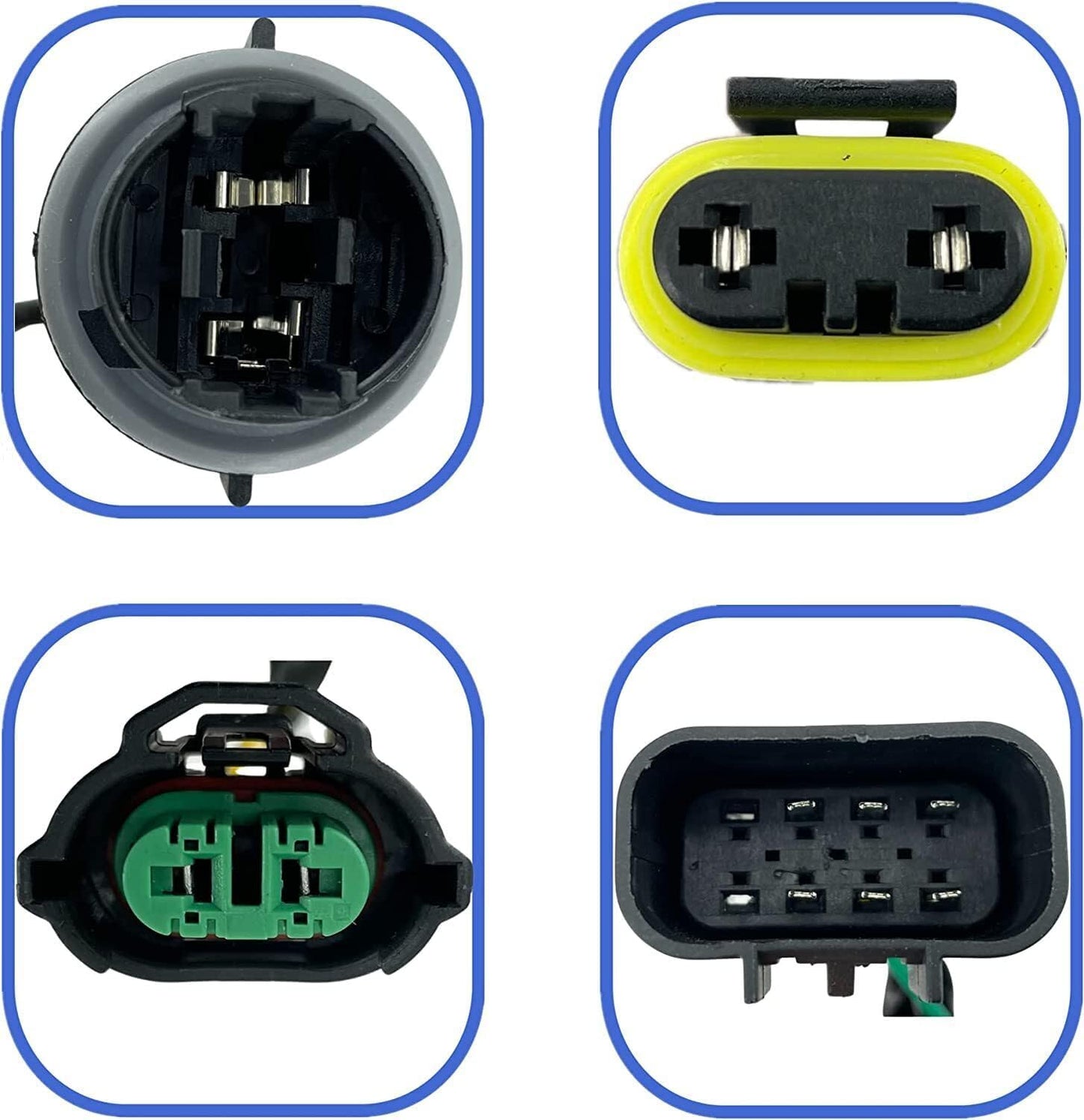 ya 6 8.24 baidi 2-Pack 25962806 Headlight Wiring Harness for 2007-2013 for Chevrolet for Silverado 2500 HD