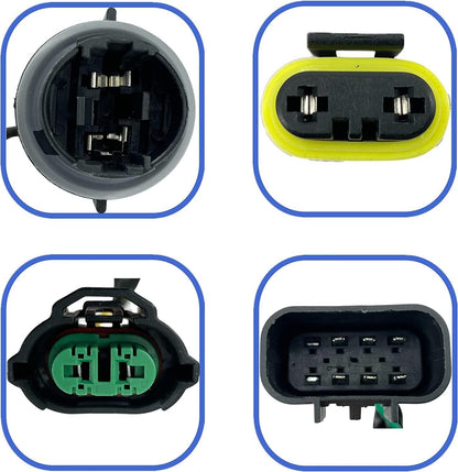ya 6 8.24 baidi 2-Pack 25962806 Headlight Wiring Harness for 2007-2013 for Chevrolet for Silverado 2500 HD