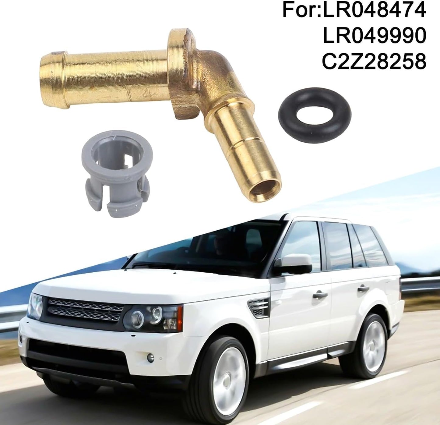 ya 2 8.15 Thermostat Water Hose Tube Connector Fits For LR Sport Discovery 4