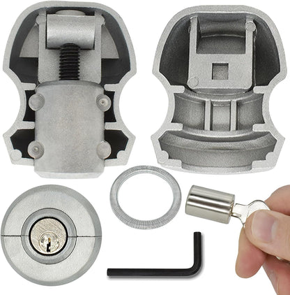 ya 4 8.8.2 Universal Hitchlock Insertable Trailer Hitch Coupling Lock Tow Ball Caravan Lock