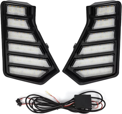 ya 9 10.24 Front LED Fog Light Daytime Running Lamp Accessories for Toyota Tacoma 2024-25
