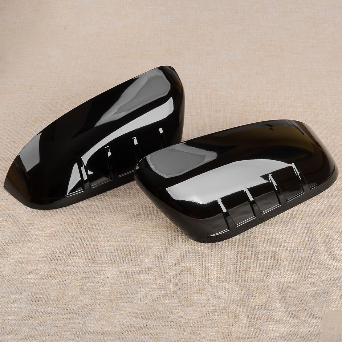 ya 9 10.24 Gloss Black Side Mirror Cover Fits for Explorer 2011 2012 2013 2014 2015.