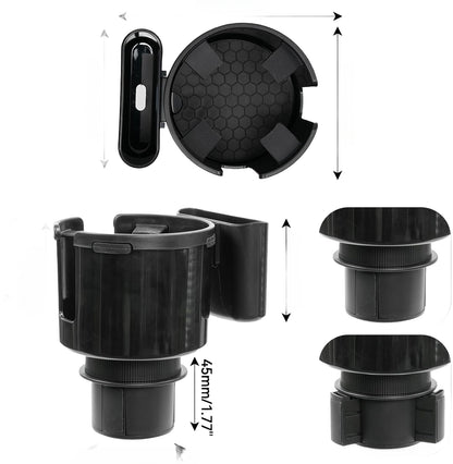 ya 9 10.24 Universal Car Cup Holder Adapter Expander for Large Bottles Mugs Multifunct