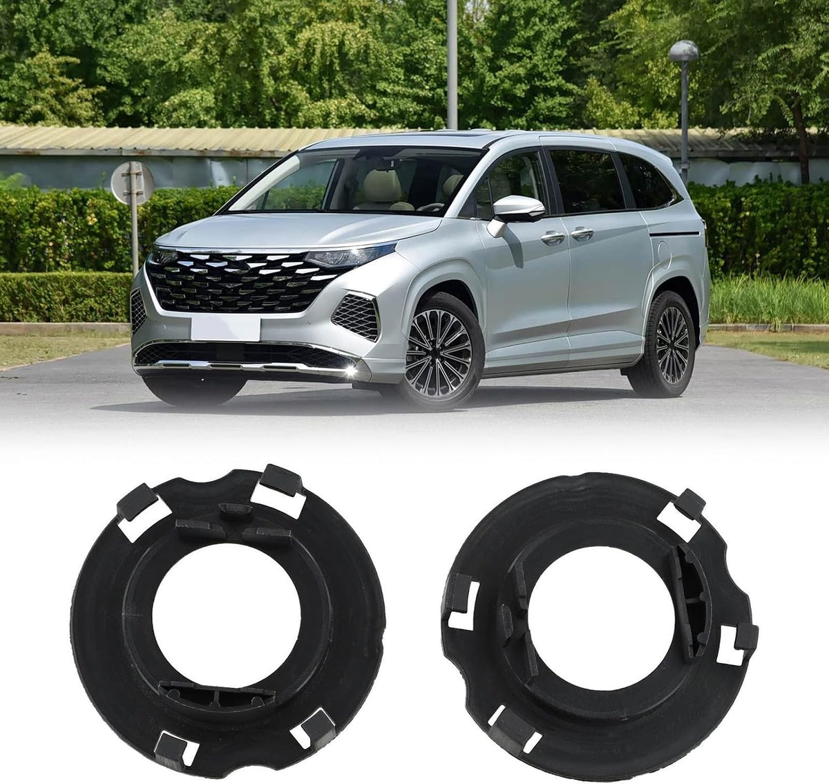 ya 13 9.15 baidi 2*H7 LED-Headlight Bulb Adapter Holder Socket Base Retainer Clip For- for Hyundai
