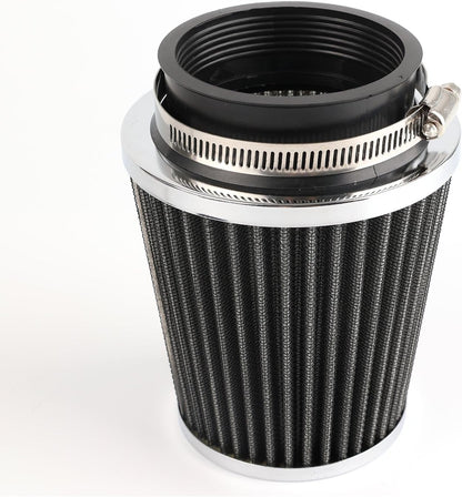 ya 23 10.7 baidi Silver 3 Universal Car Cold Air Intake Cone Pod Filter Tapered High Perfor for MAN ce