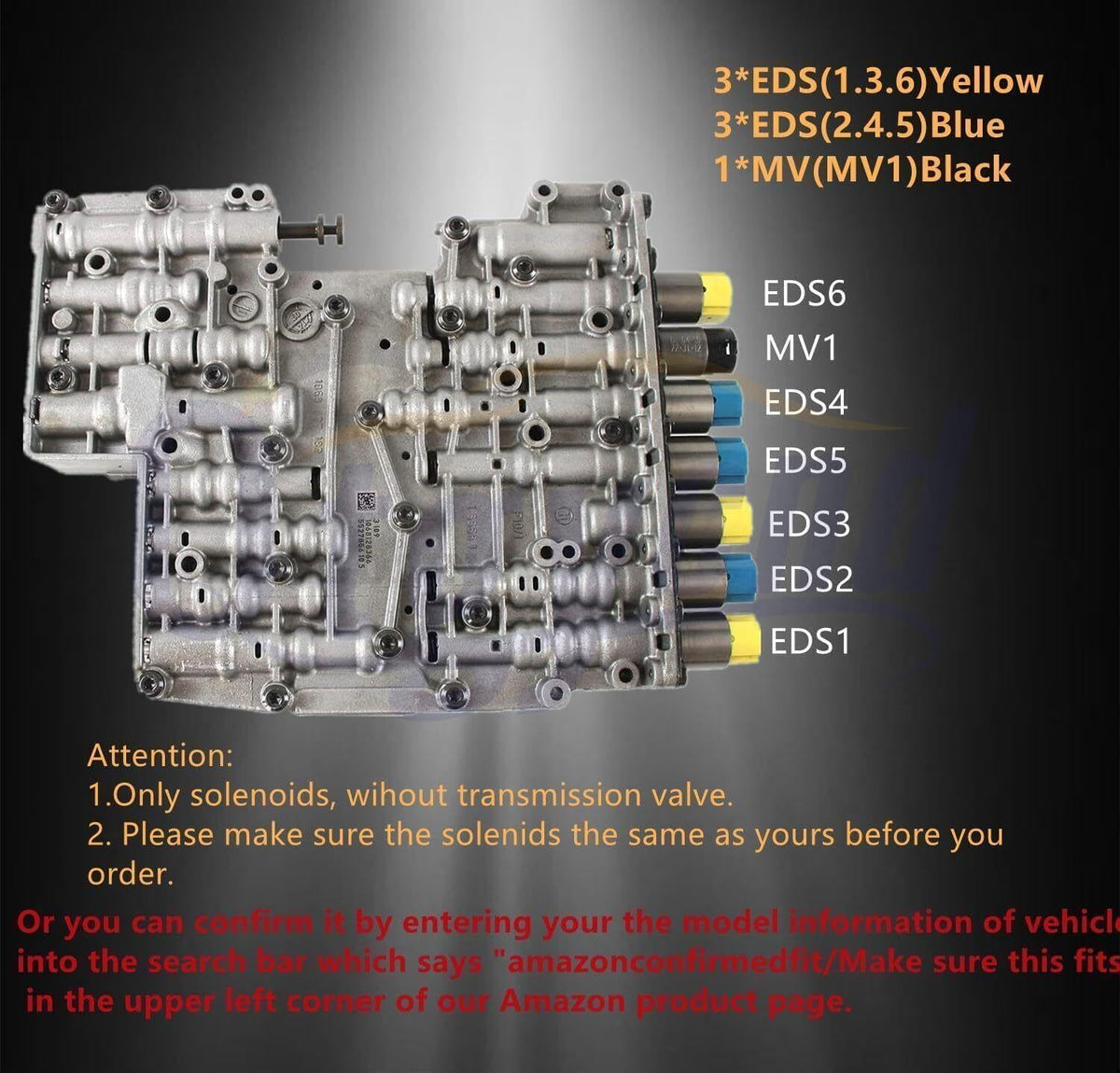 ya 10 9.16 baidi 7PCS 6HP19 6HP26 6HP32 Transmission Solenoid Fit for BMW X3 X5 for Audi A4 A6 A8 Q7
