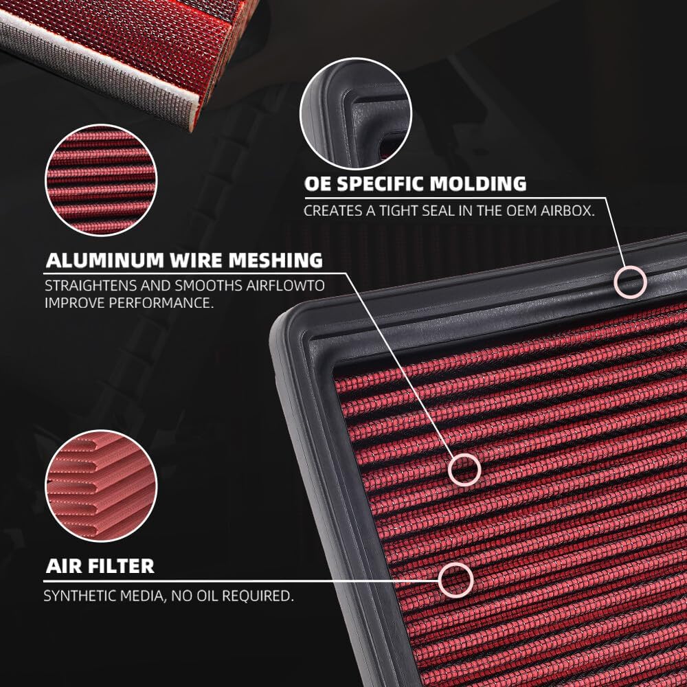 ya 13 9.15 baidi 33-2990 Drop In Engine Air Filter for 2011-2019 for BMW 320i 328i 428i 2.0T