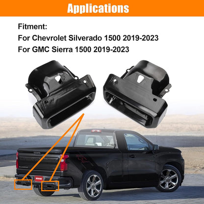 ya 6 8.14 84434641 Tip Bezel for GMC for Sierra Suitable for Chevrolet for Silverado 1500 2019-2024