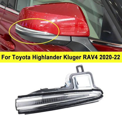 ya 4 8.24 baidi LED Passenger Side Mirror Turn Signal Light for Toyota Highlander RAV4 2020-2023