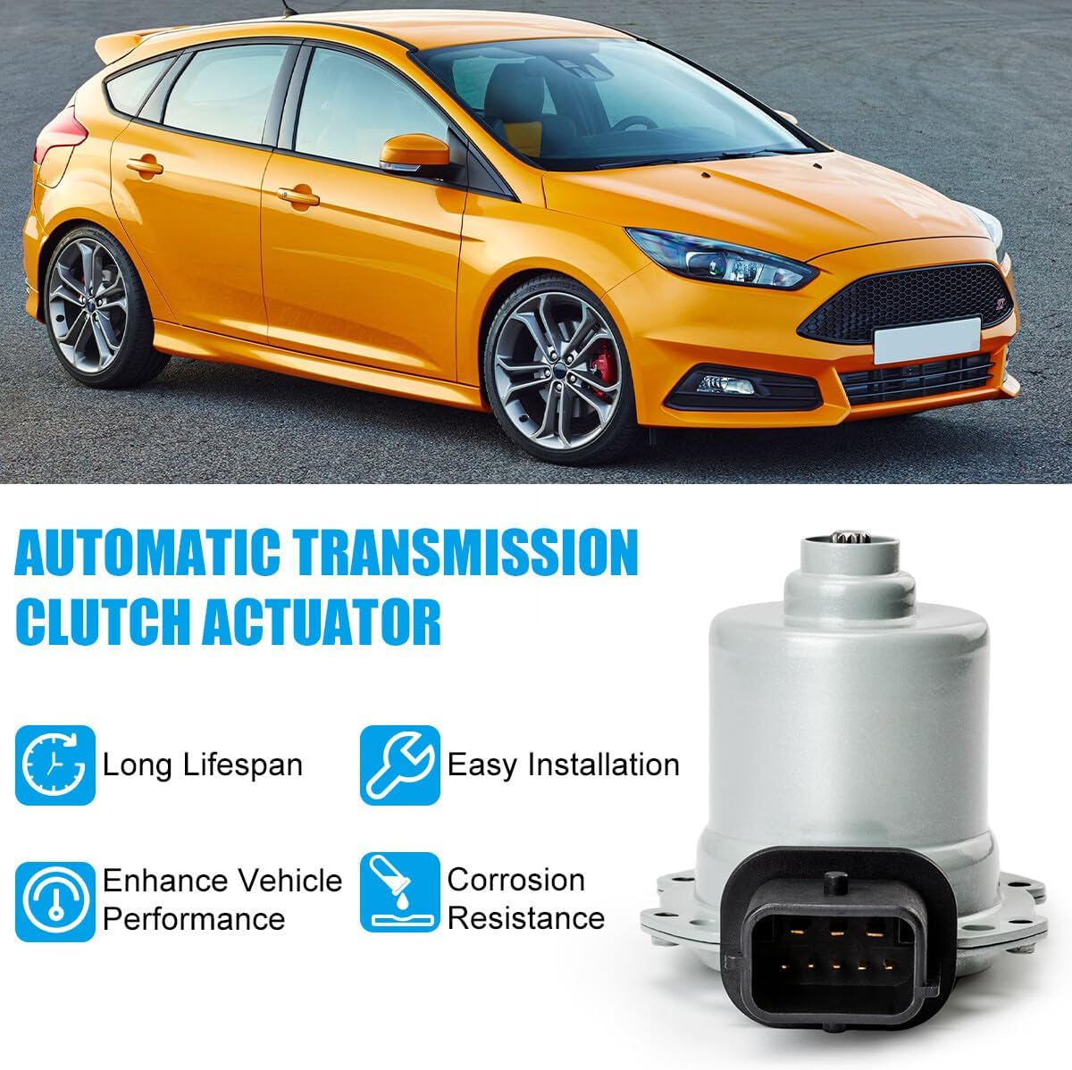 ya 10 9.16 baidi 4PCS Automatic Transmission Clutch Actuator for Ford Fiesta Focus 2.0L 2012-2017
