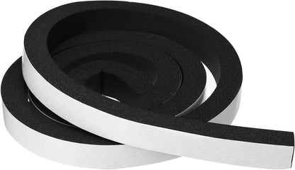 ya 26 10.21 baidi Weather Stripping for Doors, 1 Roll 1 W x 3/4 T Foam Seal Tape(6.56 Ft)