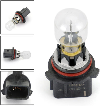 ya 4 8.8 For Standard 12278 PSX26W 12V Bulb DRL Daytime Running Fog Light Lamp CA