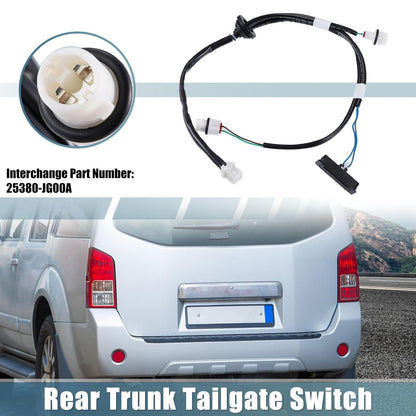 ya 6 8.24 baidi Suitable for Nissan X-Trail 2007-2014 25380-JG00A Trunk Release Tailgate Open Switch 