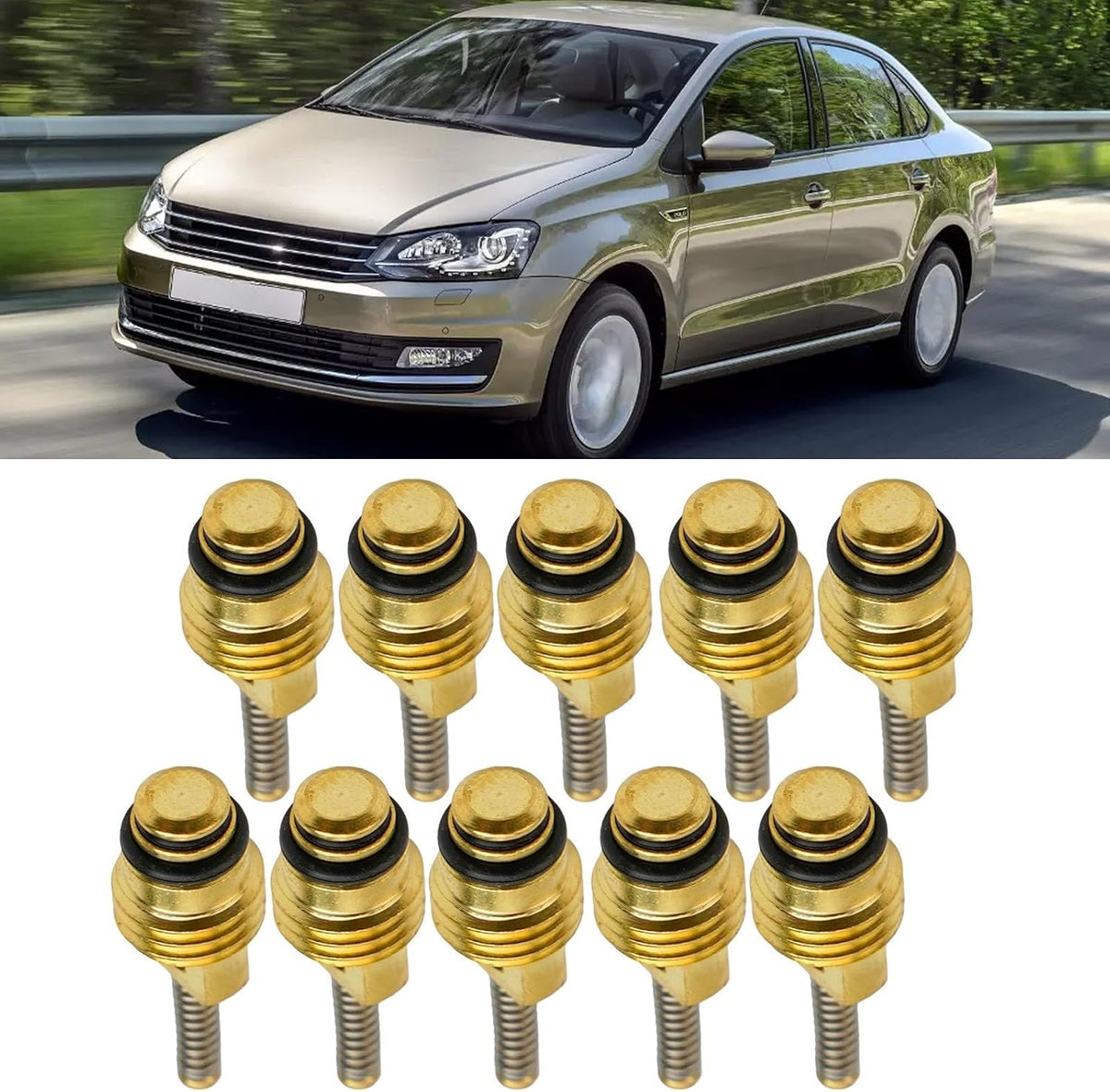 ya 12 10.8 baidi For M8 Air Conditioning Valve Core Kit 10 Pieces for Vehicle Maintenance