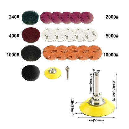 ya 26 10.21 baidi Improves Visibility Polishing Restoration Headlight Kit Electric Drill