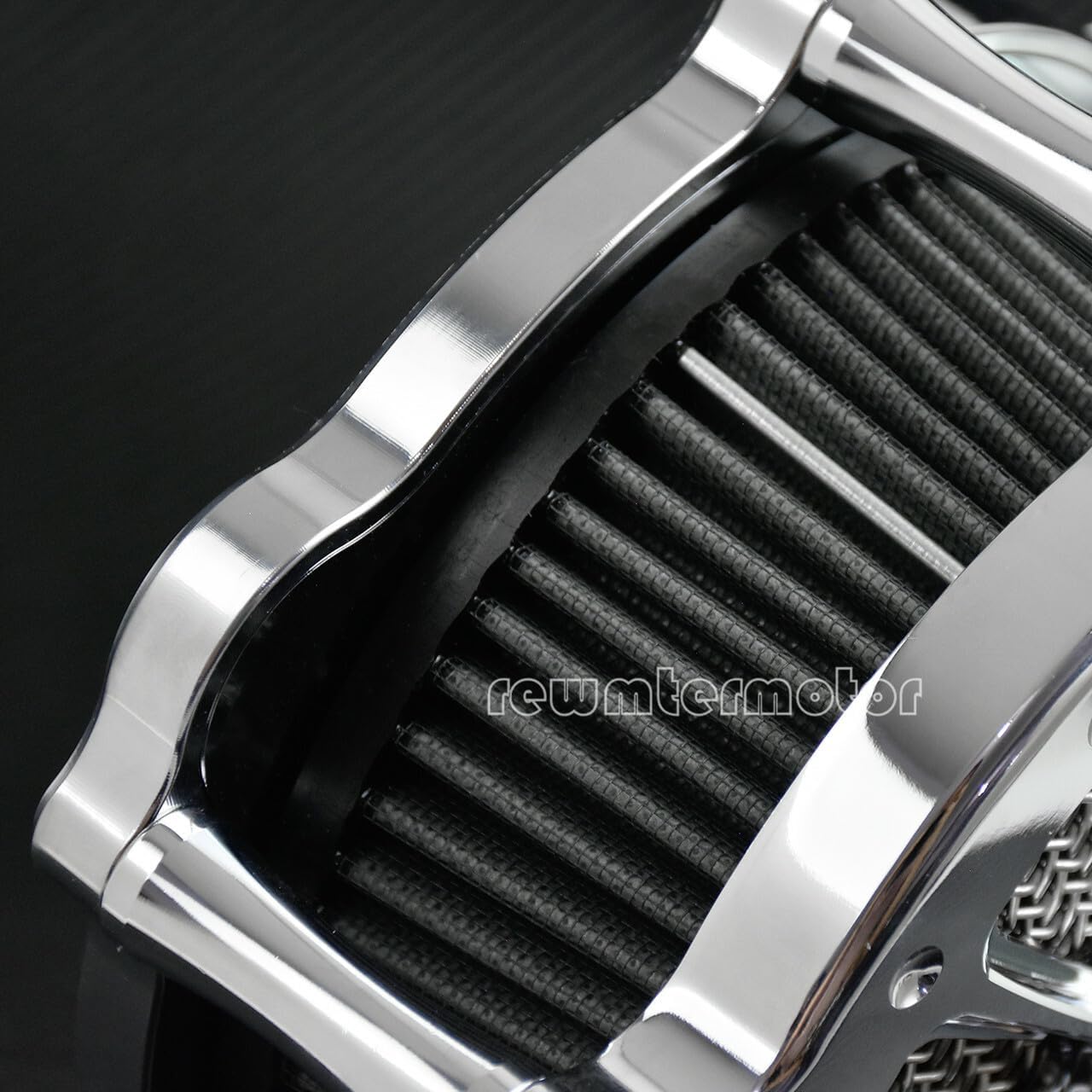 ya 8 8.24 baidi Chrome Air Cleaner Gray Intake Air Filter Fit for Harley Sportster XL 2004-2022