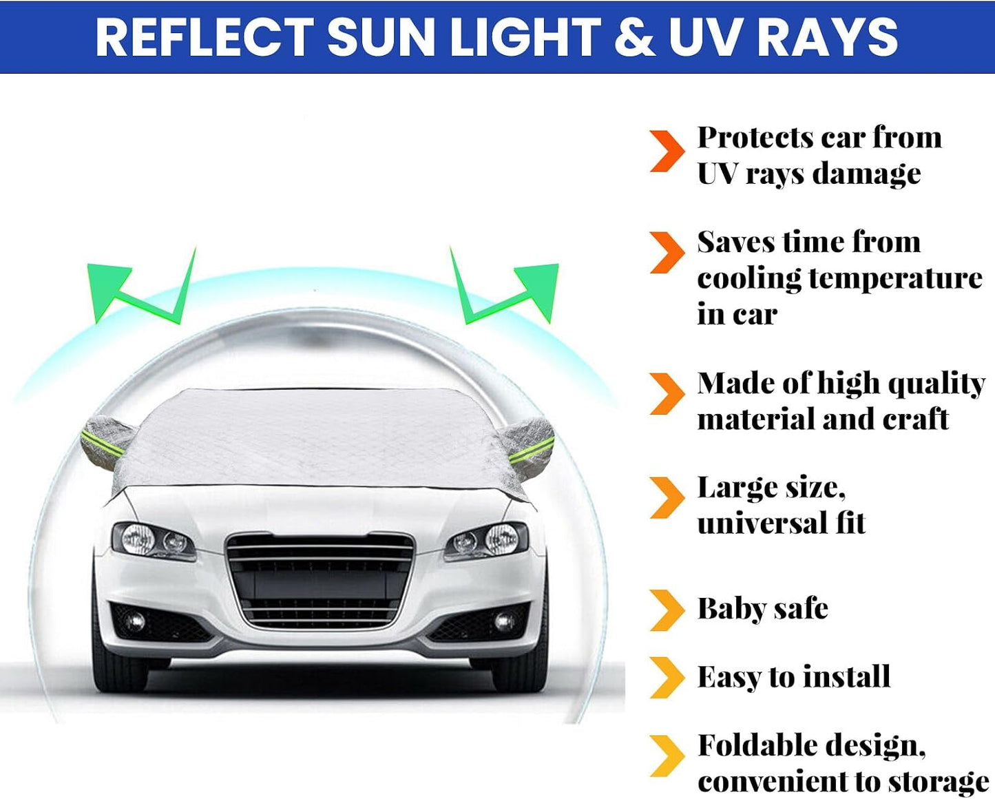 ya 5 8.24 baidi Windshield Cover Large Cover Car Windshield Cover Winter Frost Protection!