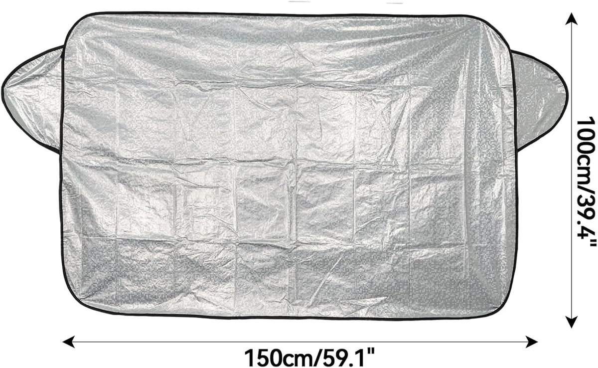 ya 4 8.8.2 Foldable Car Windshield Frost Cover Ice Snow Shield Front Windscreen Protector