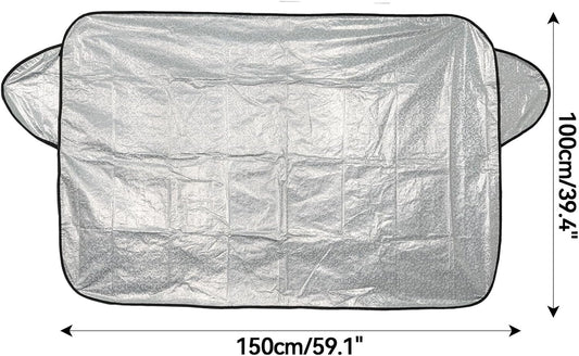 ya 4 8.8.2 Foldable Car Windshield Frost Cover Ice Snow Shield Front Windscreen Protector