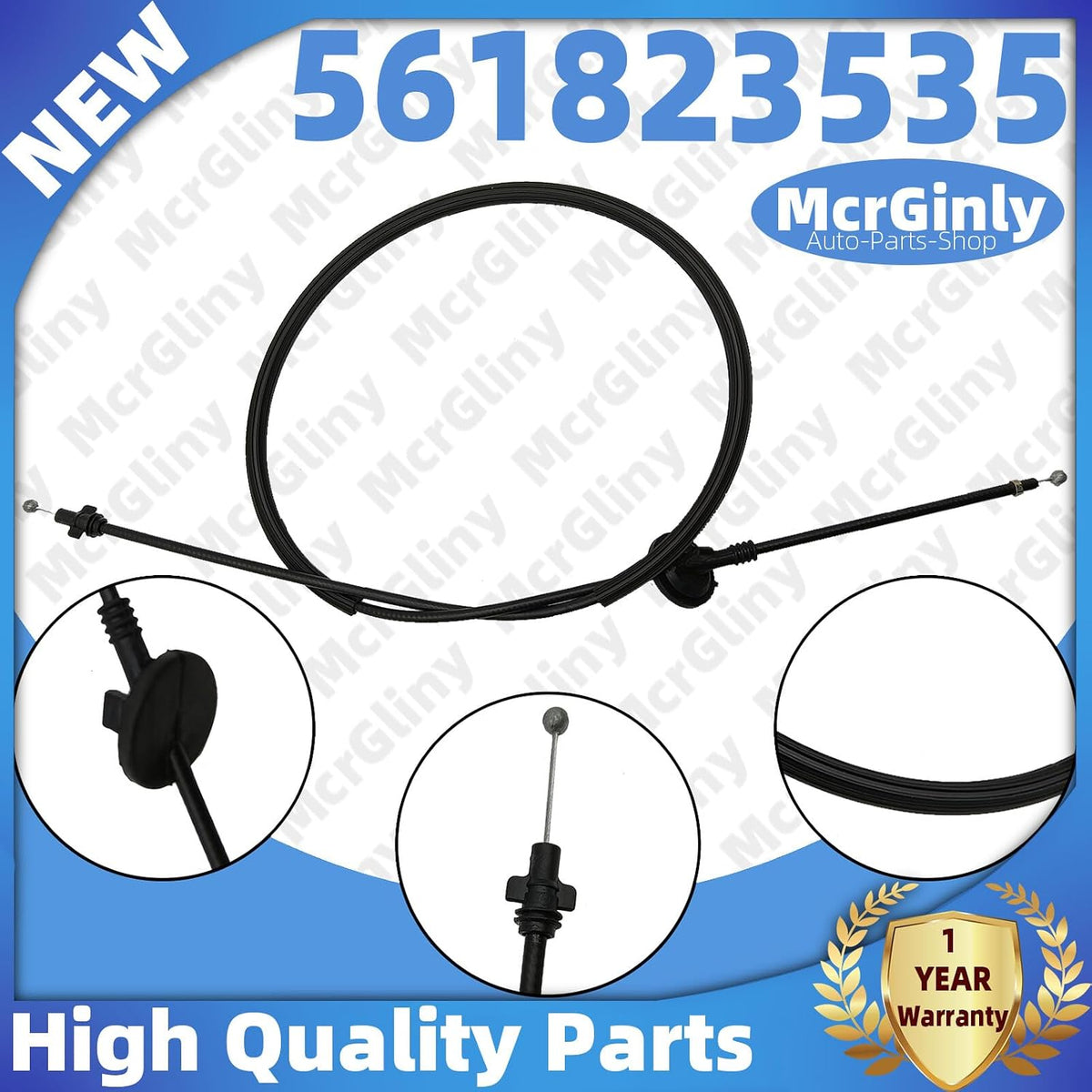 ya 11 9.14 baidiFront Hood Latch Lock Release Cable 561823535 for VW for Passat 2013 2014 2015-2022
