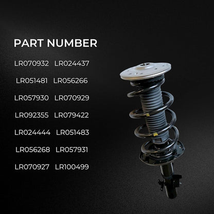 ya 12 10.8 baidi 2x Front Shock Struts Assembly w/Magnetic Fit for Range Rover Evoque L538 2012-2018