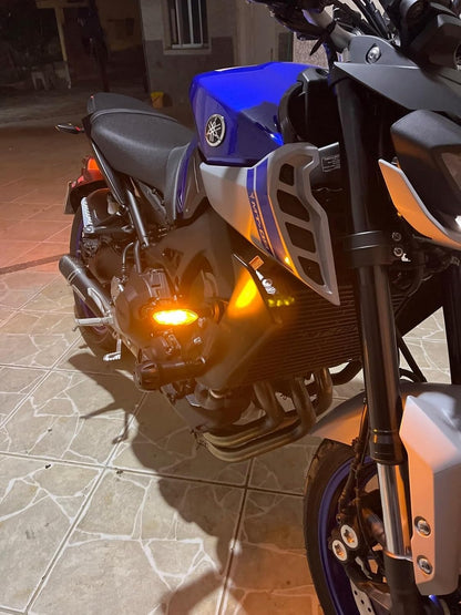 ya 13 9.15 baidi LED Flasher Turn Signal Light Indicator Lamp for Yamaha FZ1 FZ8 N/S Fazer FZ6N/S